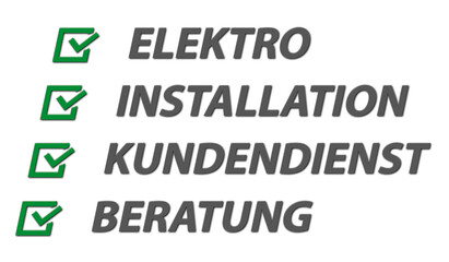 Elektro, Installation, Kundendienst, Beratung