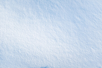Obraz premium Snow background, top view. Fresh snow texture for publication, poster, screensaver, wallpaper, postcard, banner, cover, post. High quality photography