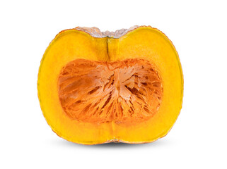 Pumpkin slice isolated on transparent png