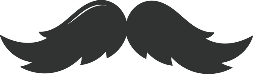 Photo Booth Retro mustache flat icon