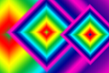 Abstract illustration background with colorful paints