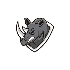 rhinoceros logo design