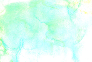 Fototapeta premium blue abstract watercolor hand painted background