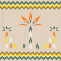 Fabric ikat pattern 02