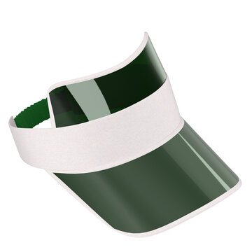 3d Rendering Illustration Of A Croupier Visor Hat