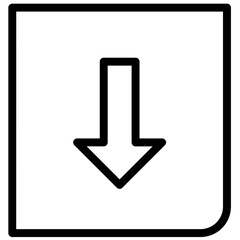 Arrow, Down, Download, Next, Point, Graphic, Illustrator, Vector, icon, ui, computer, user interface, UI Design