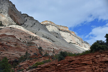 White Mountain over Red Mountain