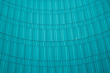Obraz premium underside panoramic and perspective view to steel blue glass high rise building skyscrapers