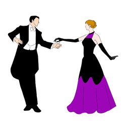 ダンスの申し出　色