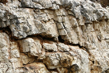 Texture of large stones and mountain rocks.