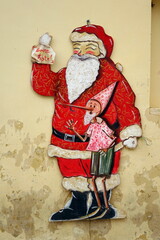 Babbo Natale dipinto 