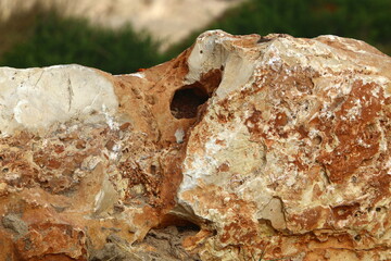 Texture of large stones and mountain rocks.