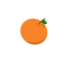 cute cartoon orange icon fruit vector drawing