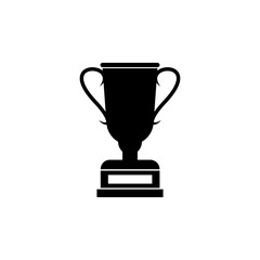 trophy symbol flat icon