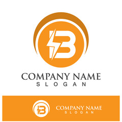 Creative B letter logo design