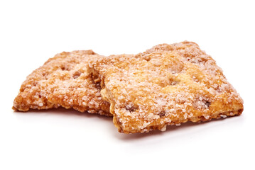 Sugar cookies, isolated on white background.