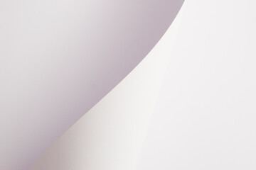 Abstract white curved background, wallpaper