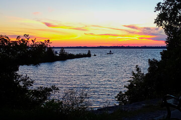 A Summer Sunset in Fenelon Falls