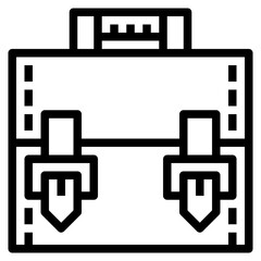 Fototapeta premium flowchart line icon