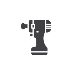 Impact driver vector icon
