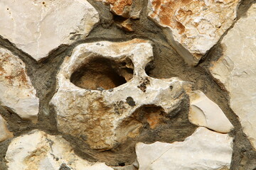 Texture of large stones and mountain rocks.