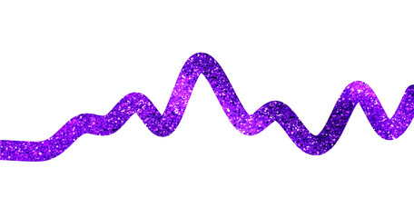Purple magic glitter  line.