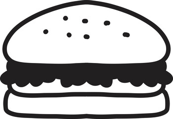 Hand Drawn sandwich illustration