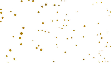 Gold glitter dots