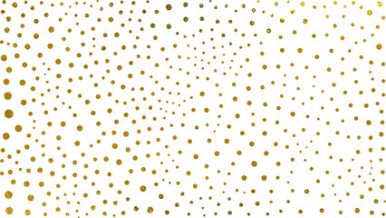 Gold glitter dots