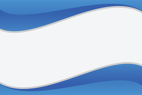 Minimal abstract background with wavy or liquid concept. Gradient blue color.