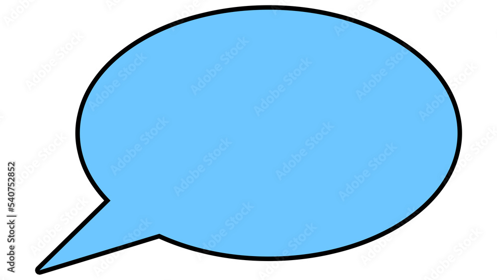 Wall mural chat bubble blank empty message icon cloud dialog design speech sign ultra hd