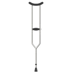 3d rendering illustration of a crutch