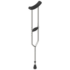 3d rendering illustration of a crutch