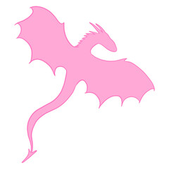 Pink Flying Dragon