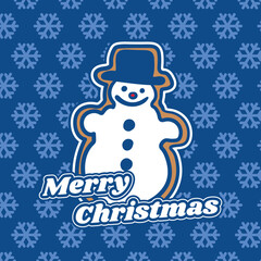 snowman gingerbread vector art illustration