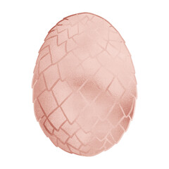 Pink Metallic Dragon Egg
