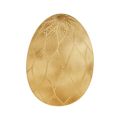 Golden Metallic Dragon Egg