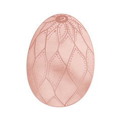 Pink Metallic Dragon Egg