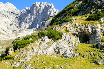 Cave in Prutas do in Durmitor National Park, Montenegro