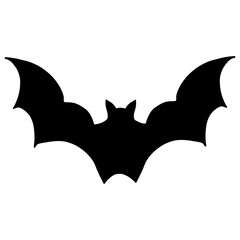 Black Halloween Flying Bat