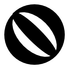 Beach Ball Vector Icon