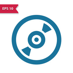 CD, DVD, Blu-ray, data disc vector icon