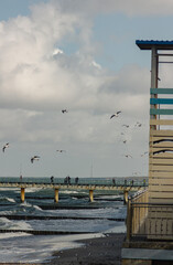pier on the beach