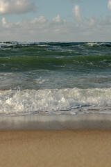 waves on the beach