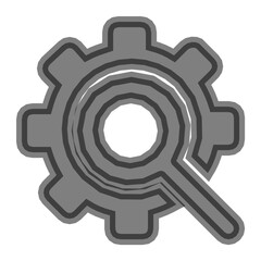Search Settings Vector Icon