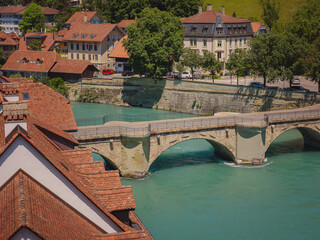 Fototapeta na wymiar travel to Bern, Switzerland in summer