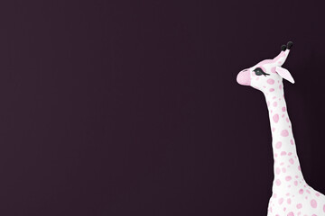 Fototapeta premium Kids background brown wall