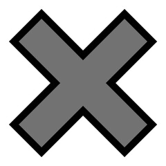 Cross Vector Icon