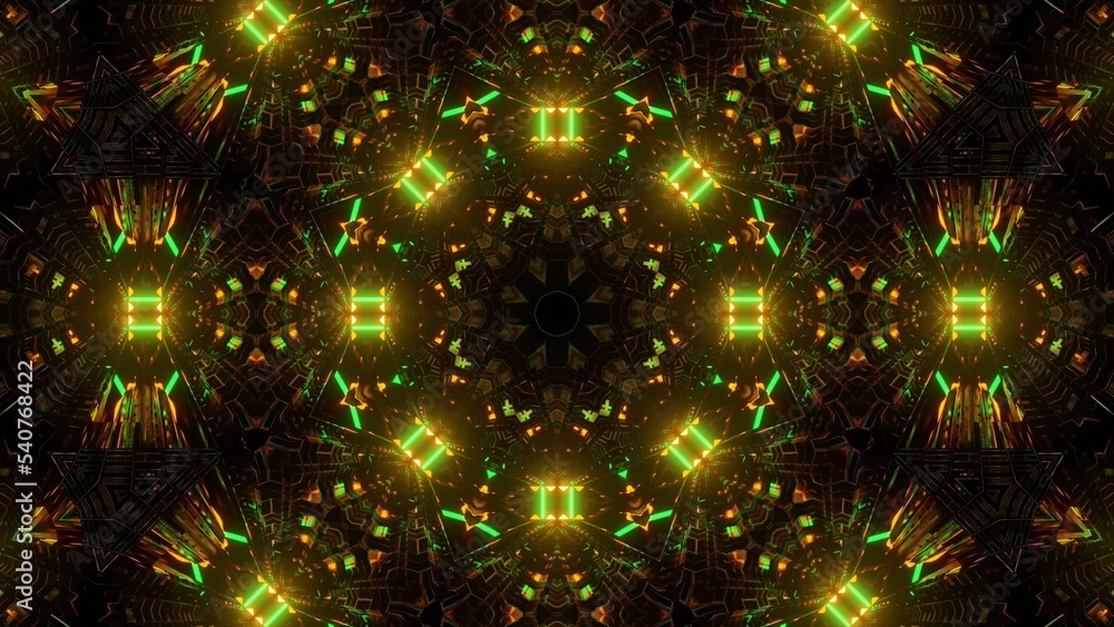 Wall mural abstract motion graphics background. beautiful bright ornament. multicolor mosaic texture.