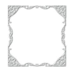 Frame, in the style of an ornament, Vector illustration eps 10, Art.	